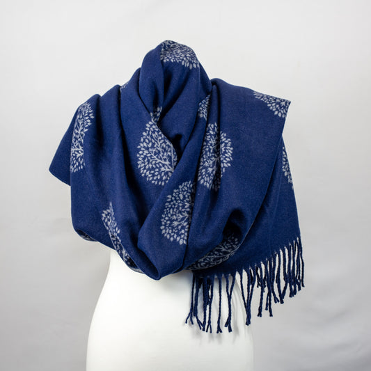 Tree of Life Cashmere-Feel Scarf